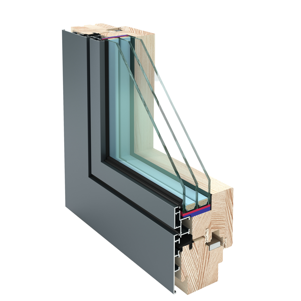 Holz-Alu Fenster PROFIL ROYALE